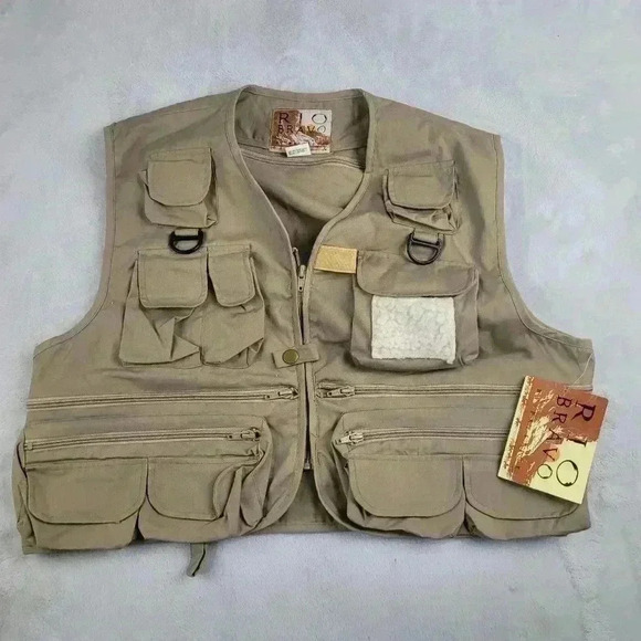 Rio Bravo Other - NWT Rio Bravo By Prestige Fishing Vest Beige Size XL